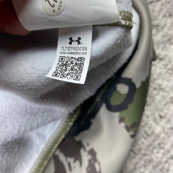 Under ARMOUR UA Camo Hoodie Sweater Men Size Extra Large XL Green Camouflage - Picture 7 of 11
